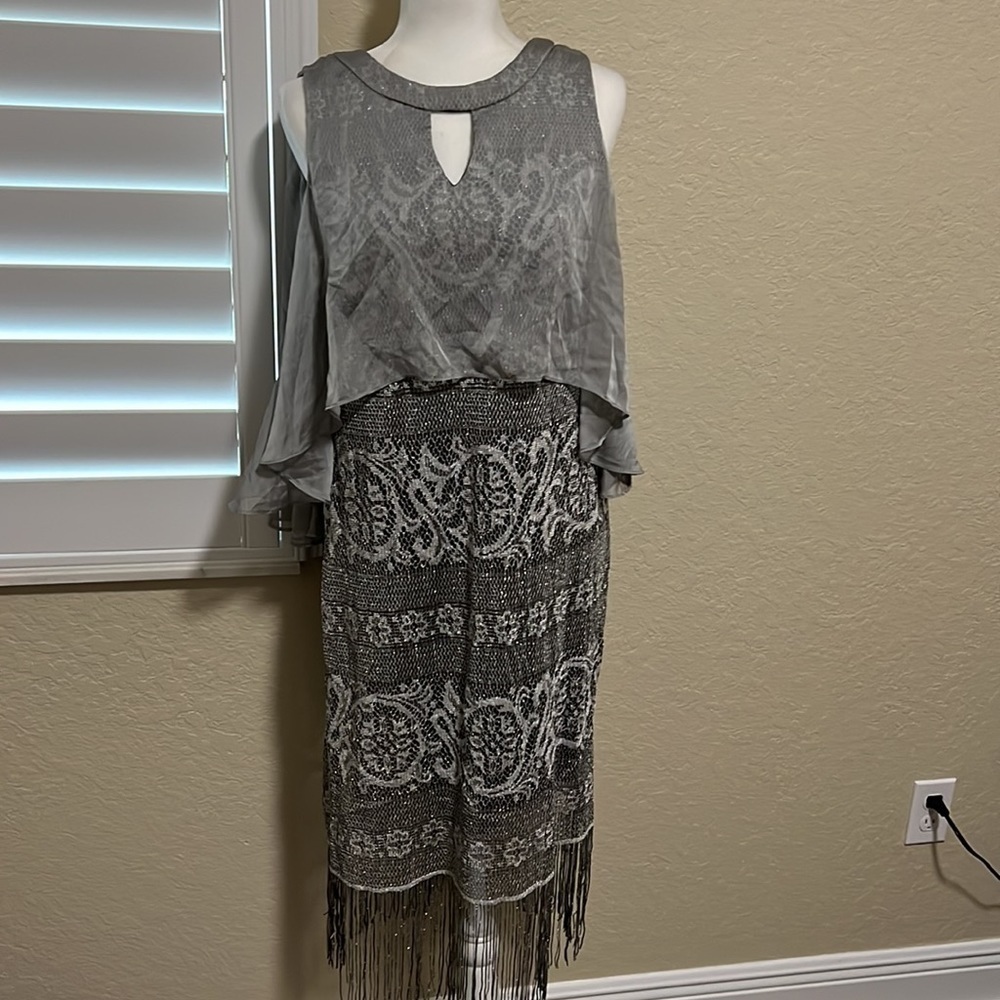 SLNY silver dress